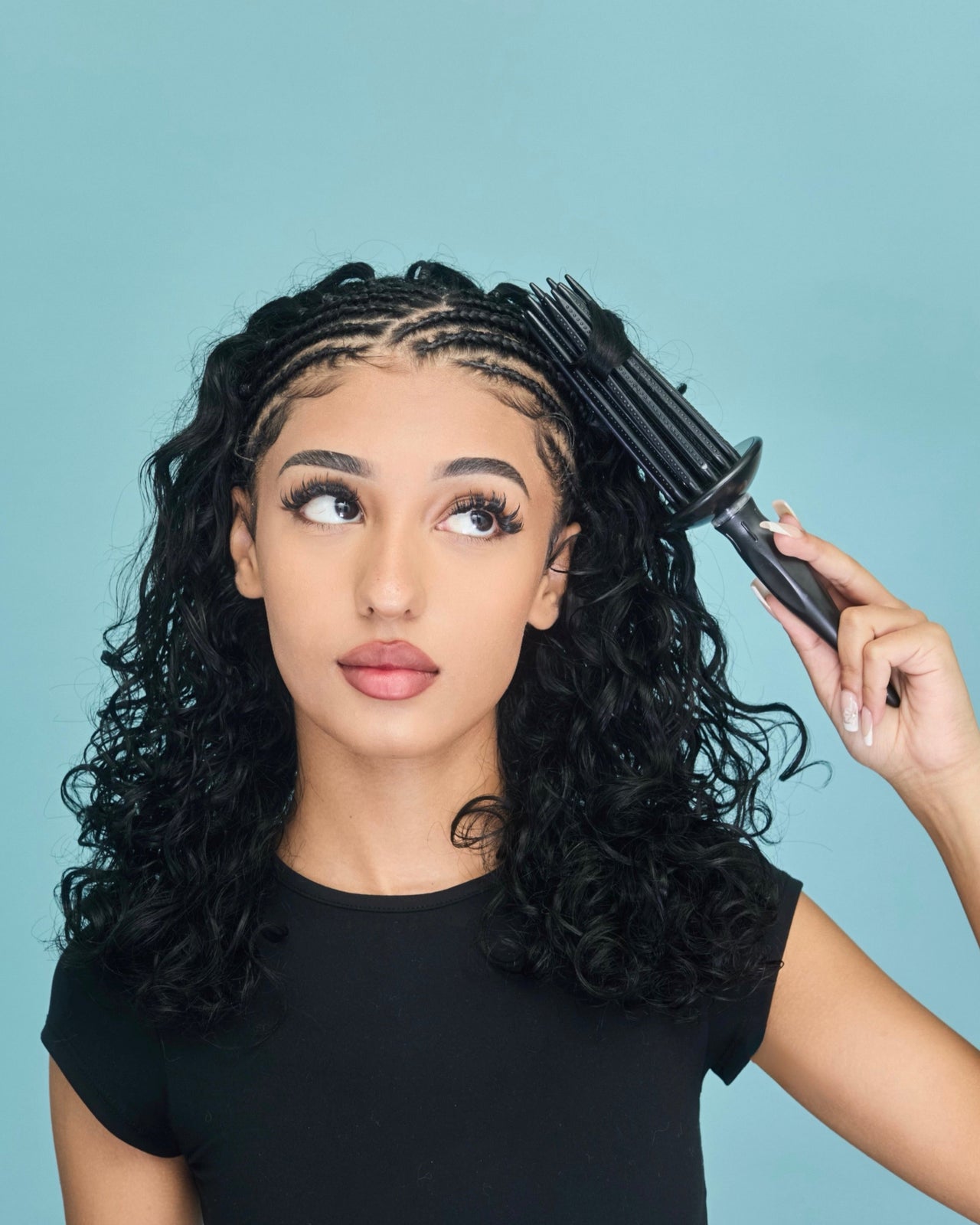 Black Curling Comb